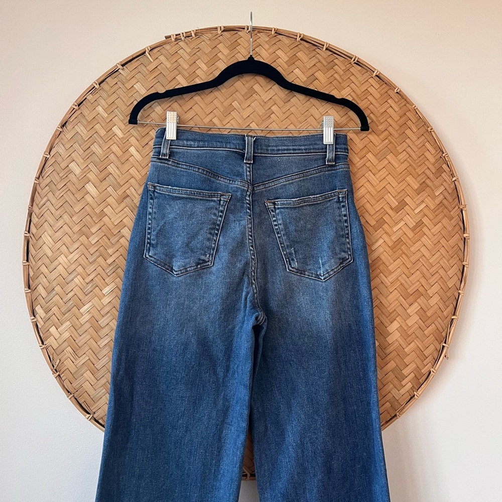 REFORMATION CROPPED LISA WIDE-LEG IN WASH BASIN COASTAL COWGIRL CLASSIC BOHO EUC - Picture 9 of 12